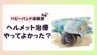 ベビーバンドでヘルメット治療をしてよかった？｜実際の経過と効果【後編】