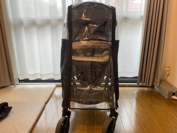 ビングル　レインカバー　前