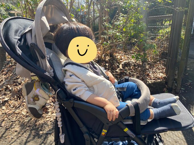 足置き　起きている